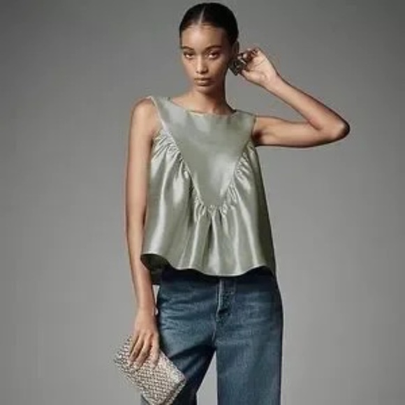 NWT Anthropologie Mare Mare Swing Tank Mint Green Medium - Picture 1 of 4